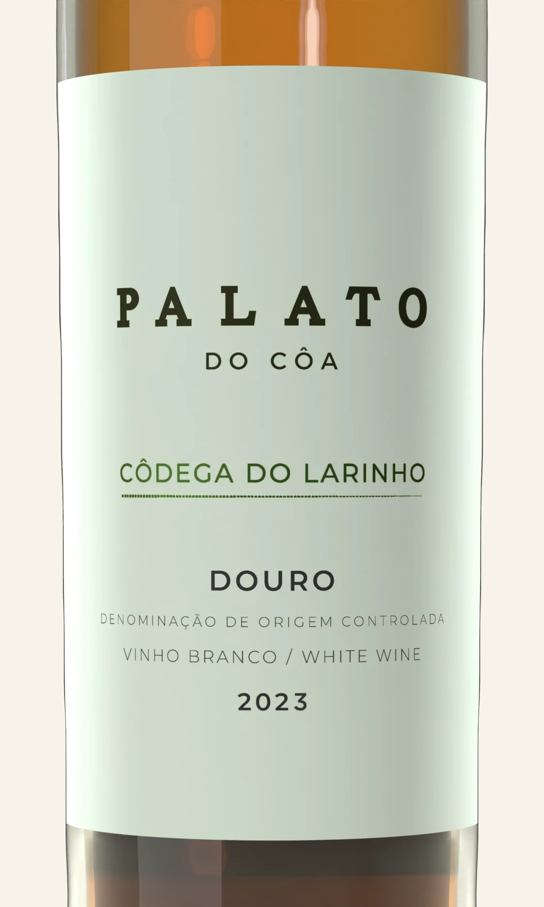 Rótulo do Palato do Côa Códega do Larinho, em plano aproximado