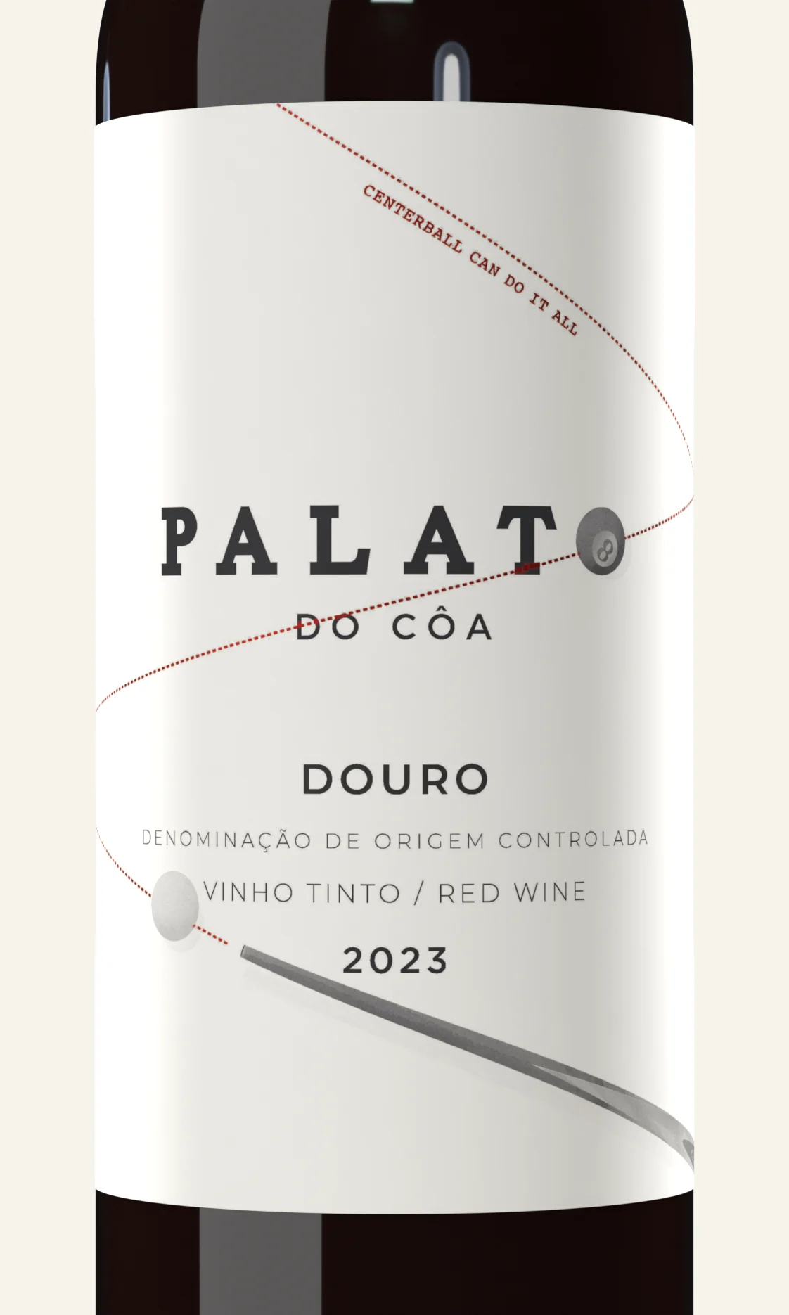Palato do Côa Colheita Tinto label, close up
